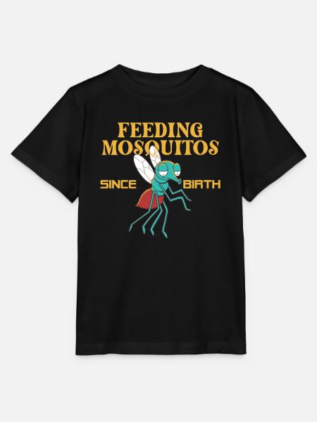 Mücken Füttern Seit Geburt Lustige Insekten - Stanley/Stella Kinder T-Shirt MINI CREATOR - Schwarz