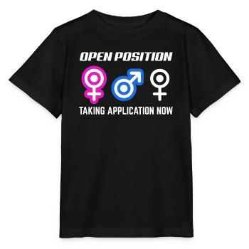 Open position Accept applications now - Stanley/Stella MINI CREATOR Kids’ T-Shirt - black - Front - Mikhail (115cm)