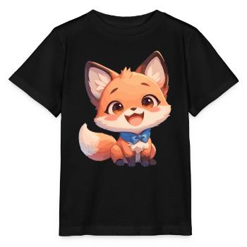 Renards Renard - T-shirt bio MINI CREATOR Stanley/Stella Enfant - noir - Devant - Mikhail (115cm)