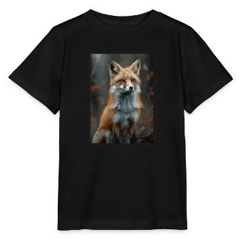 Renards Renard - T-shirt bio MINI CREATOR Stanley/Stella Enfant - noir - Devant - Mikhail (115cm)