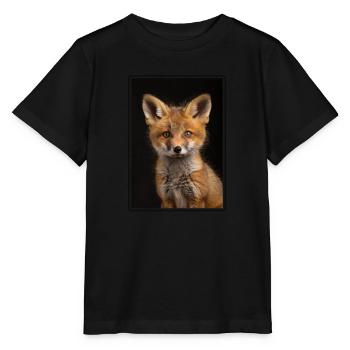Foxes Fox - Stanley/Stella MINI CREATOR Kids’ T-Shirt - black - Front - Mikhail (115cm)