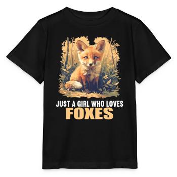 Foxes Fox - Stanley/Stella MINI CREATOR Kids’ T-Shirt - black - Front - Mikhail (115cm)