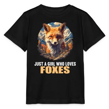 Foxes Fox - Stanley/Stella MINI CREATOR Kids’ T-Shirt - black - Front - Mikhail (115cm)