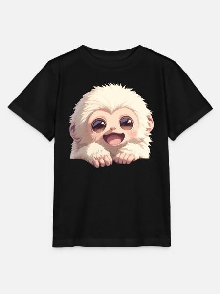 Gibbons Gibbon - Stanley/Stella Kinder T-Shirt MINI CREATOR - Schwarz