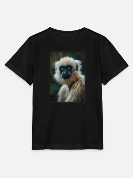 Gibbons Gibbon - Stanley/Stella Kinder T-Shirt MINI CREATOR - Schwarz