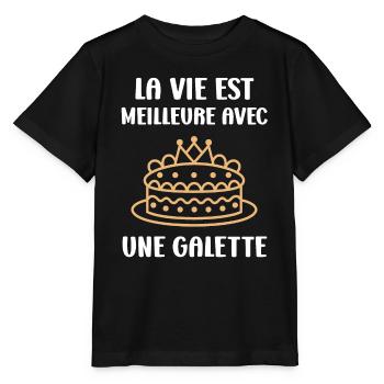 Pfannkuchen - Stanley/Stella Kinder T-Shirt MINI CREATOR  - Schwarz - Vorne - Mikhail (115cm)