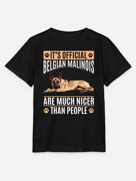 Belgian Malinois Lover Dog Owner - Stanley/Stella Kinder T-Shirt MINI CREATOR - Schwarz