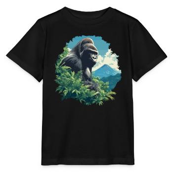 Gorillas Gorilla - Stanley/Stella MINI CREATOR Kids’ T-Shirt - black - Front - Mikhail (115cm)