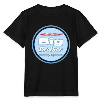 grand frère bleu - T-shirt bio MINI CREATOR Stanley/Stella Enfant - noir - Devant - Mikhail (115cm)