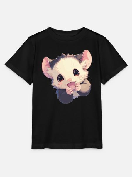 Opossum Opossums - Stanley/Stella Kinder T-Shirt MINI CREATOR - Schwarz