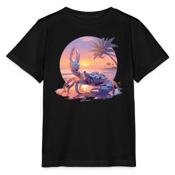 Crabe Crabe - T-shirt bio MINI CREATOR Stanley/Stella Enfant - noir - Devant - Mikhail (115cm)