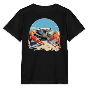 Crabe Crabe - T-shirt bio MINI CREATOR Stanley/Stella Enfant - noir - Devant - Mikhail (115cm)