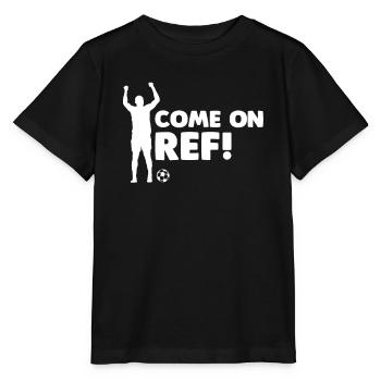 Fußball Fan Jubel Schiedsrichter Motivation - Stanley/Stella Kinder T-Shirt MINI CREATOR  - Schwarz - Vorne - Mikhail (115cm)