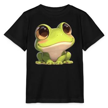 Frog Frogs - Stanley/Stella MINI CREATOR Kids’ T-Shirt - black - Front - Mikhail (115cm)