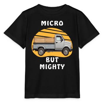 MICRO BUT MIGHTY - Stanley/Stella MINI CREATOR Kids’ T-Shirt - black - Front - Mikhail (115cm)