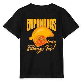 Empanadas Have Fillings Too Filled Pastries - Stanley/Stella MINI CREATOR Kids’ T-Shirt - black - Front - Mikhail (115cm)