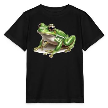 Frog Frogs - Stanley/Stella MINI CREATOR Kids’ T-Shirt - black - Front - Mikhail (115cm)