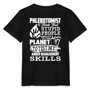 Phlebotomist Skills - Stanley/Stella MINI CREATOR Kids’ T-Shirt - black - Front - Mikhail (115cm)