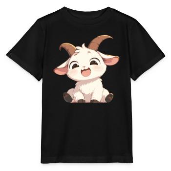 Ziegen Ziege - Stanley/Stella Kinder T-Shirt MINI CREATOR  - Schwarz - Vorne - Mikhail (115cm)