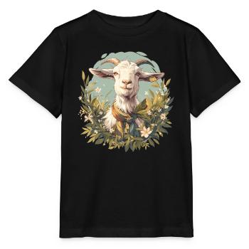 Chèvres chèvre - T-shirt bio MINI CREATOR Stanley/Stella Enfant - noir - Devant - Mikhail (115cm)