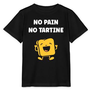 Tartine - T-shirt bio MINI CREATOR Stanley/Stella Enfant - noir - Devant - Mikhail (115cm)