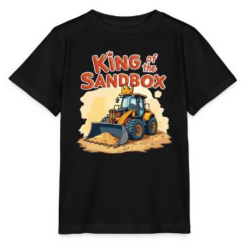 Roi du bac à sable - Funny Excavator Kids - T-shirt bio MINI CREATOR Stanley/Stella Enfant - noir - Devant - Mikhail (115cm)