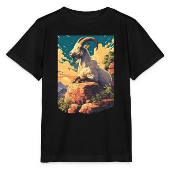 Ziegen Ziege - Stanley/Stella Kinder T-Shirt MINI CREATOR  - Schwarz - Vorne - Mikhail (115cm)