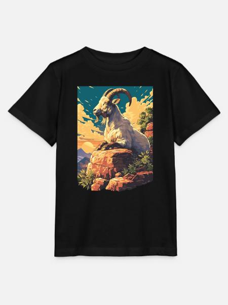 Ziegen Ziege - Stanley/Stella Kinder T-Shirt MINI CREATOR - Schwarz