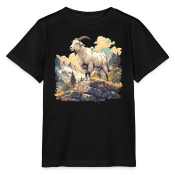 Ziegen Ziege - Stanley/Stella Kinder T-Shirt MINI CREATOR  - Schwarz - Vorne - Mikhail (115cm)