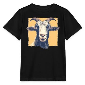 Ziegen Ziege - Stanley/Stella Kinder T-Shirt MINI CREATOR  - Schwarz - Vorne - Mikhail (115cm)