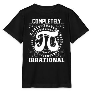 Pi Day Pi Completely Irrational - Stanley/Stella MINI CREATOR Kids’ T-Shirt - black - Front - Mikhail (115cm)