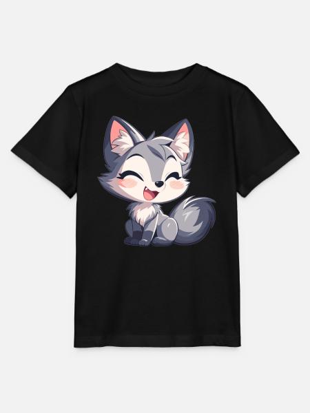 Graufüchse Graufuchs - Stanley/Stella Kinder T-Shirt MINI CREATOR - Schwarz