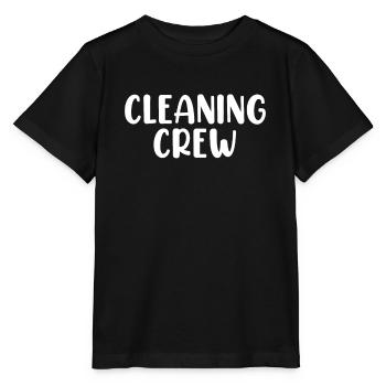 Équipe de nettoyage Femme de ménage Nettoyeur Concierges Travail Nettoyage - T-shirt bio MINI CREATOR Stanley/Stella Enfant - noir - Devant - Mikhail (115cm)