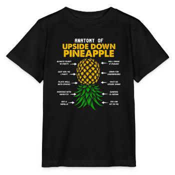 Anatomie de l’ananas inversé toujours prêt pour - T-shirt bio MINI CREATOR Stanley/Stella Enfant - noir - Devant - Mikhail (115cm)