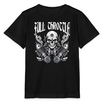 Full Throttle - Stanley/Stella MINI CREATOR Kids’ T-Shirt - black - Front - Mikhail (115cm)