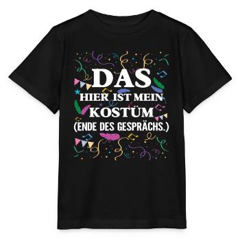 Carnaval C’est mon costume Fin de la - T-shirt bio MINI CREATOR Stanley/Stella Enfant - noir - Devant - Mikhail (115cm)