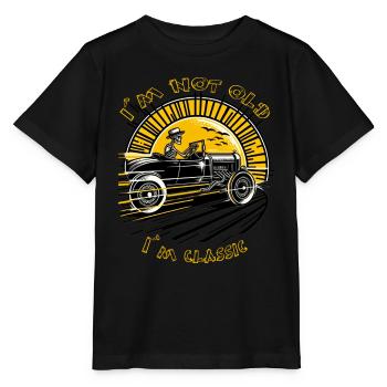 I´m not old - Ich bin nicht alt - Stanley/Stella Kinder T-Shirt MINI CREATOR  - Schwarz - Vorne - Mikhail (115cm)