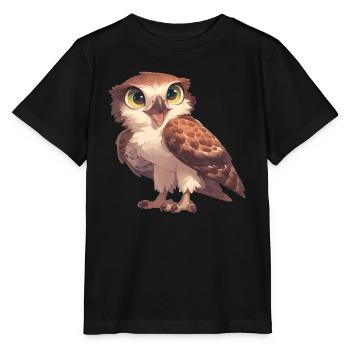 Faucon Faucon - T-shirt bio MINI CREATOR Stanley/Stella Enfant - noir - Devant - Mikhail (115cm)