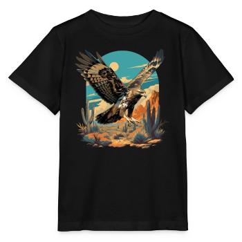 Faucon Faucon - T-shirt bio MINI CREATOR Stanley/Stella Enfant - noir - Devant - Mikhail (115cm)