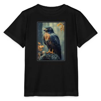 Faucon Faucon - T-shirt bio MINI CREATOR Stanley/Stella Enfant - noir - Devant - Mikhail (115cm)