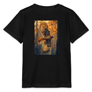 Faucon Faucon - T-shirt bio MINI CREATOR Stanley/Stella Enfant - noir - Devant - Mikhail (115cm)