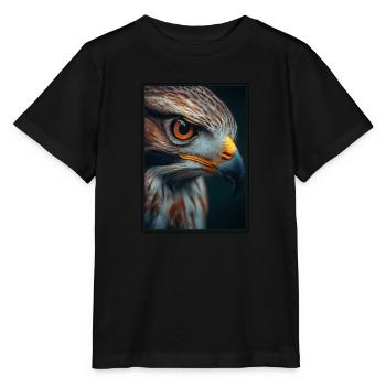 Faucon Faucon - T-shirt bio MINI CREATOR Stanley/Stella Enfant - noir - Devant - Mikhail (115cm)
