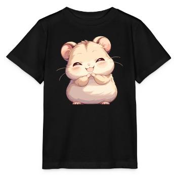 Hamster - Stanley/Stella Kinder T-Shirt MINI CREATOR  - Schwarz - Vorne - Mikhail (115cm)