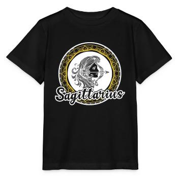 Sagittarius Sagittarius Zodiac Horoscope - Stanley/Stella MINI CREATOR Kids’ T-Shirt - black - Front - Mikhail (115cm)