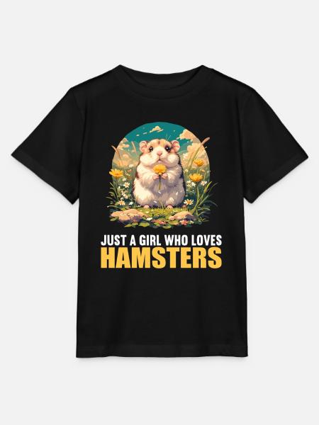 Hamster - T-shirt MINI CREATOR barn från Stanley/Stella - svart
