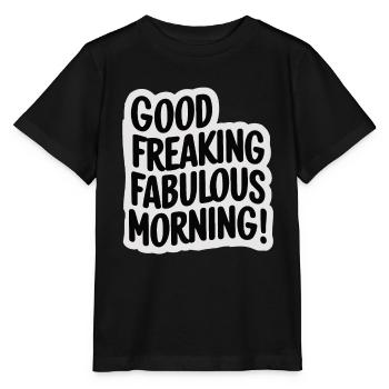 GUTEN MORGEN! - Stanley/Stella Kinder T-Shirt MINI CREATOR  - Schwarz - Vorne - Mikhail (115cm)