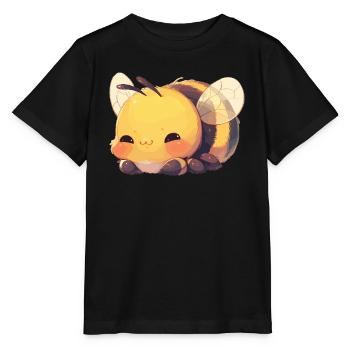 Bienen Biene - Stanley/Stella Kinder T-Shirt MINI CREATOR  - Schwarz - Vorne - Mikhail (115cm)