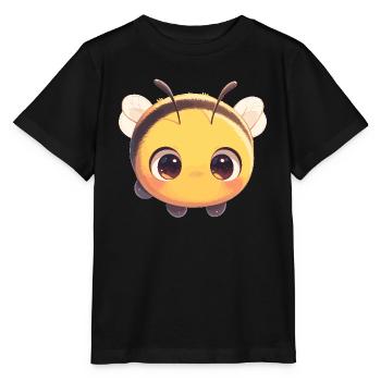 Bienen Biene - Stanley/Stella Kinder T-Shirt MINI CREATOR  - Schwarz - Vorne - Mikhail (115cm)