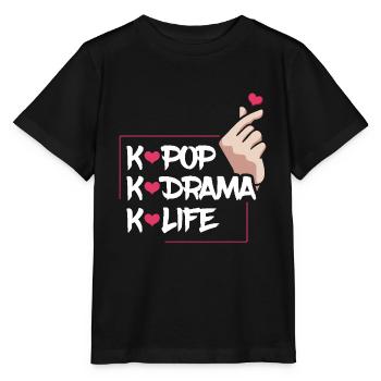 K-Pop K-Drama K-Life Enthousiasme - T-shirt bio MINI CREATOR Stanley/Stella Enfant - noir - Devant - Mikhail (115cm)