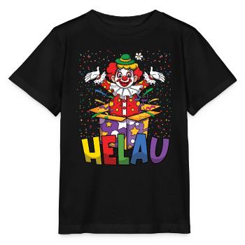 Helau Carnaval Clown Confettis Fête Colorée - T-shirt bio MINI CREATOR Stanley/Stella Enfant - noir - Devant - Mikhail (115cm)